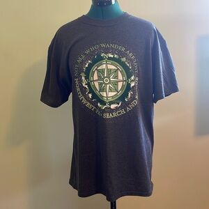 COMPASS “NOT ALL WHO WANDER ARE LOST” T-SHIRT
